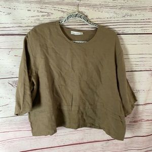 bryn Walker Tan Women's Tunic Top
